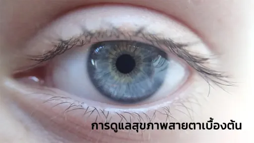 การดูแลสุขภาพสายตาเบื้องต้น