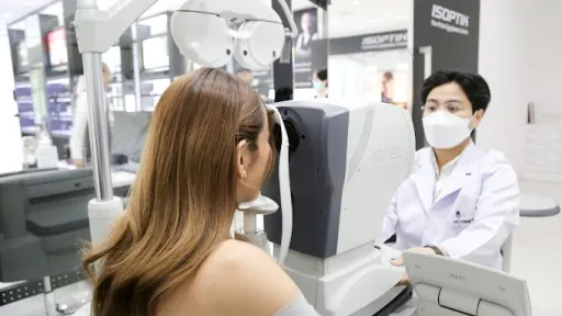 ขั้นตอนในการวัดสายตา