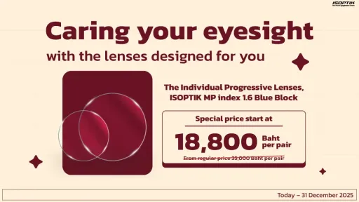 Caring your eyesight with to lenses designed for you.