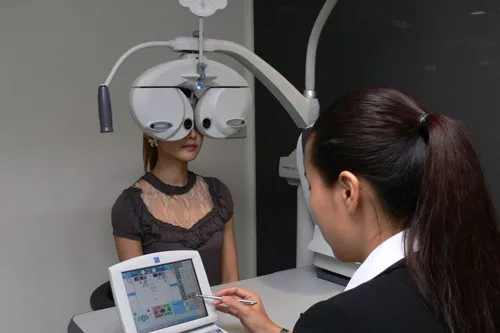 ขั้นตอนในการวัดสายตา