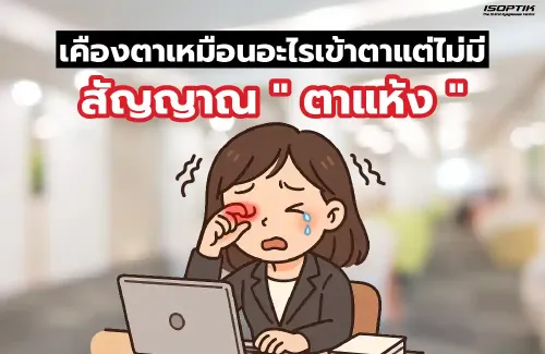 เคืองตาเหมือนอะไรเข้าตาแต่ไม่มี สัญญาณตาแห้ง