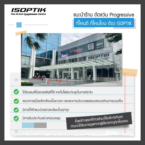 ตัดแว่น progressive ที่ไหนดี ไม่เสียเงินฟรี ใช้งานได้จริง!