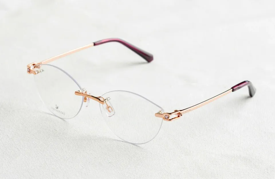 กรอบแว่นสายตาผู้หญิง แบบ Rimless