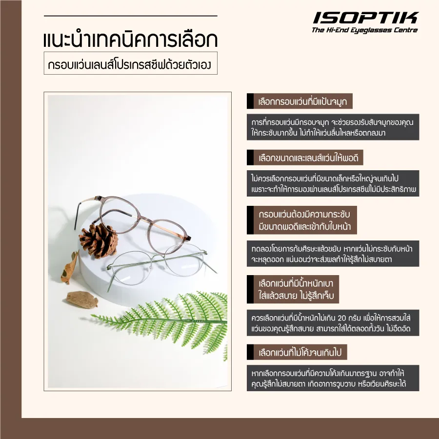 ISOPTIK จัดโปรโมชั่น เลนส์โปรเกรสซีฟ ราคา 2567