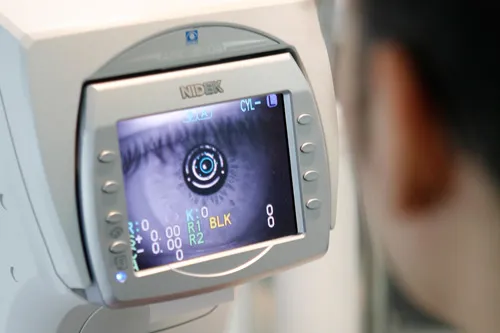 ภาพทดสอบสายตาเอียง (Fan Chart)