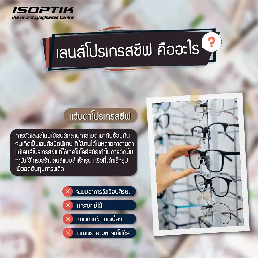 เลนส์โปรเกรสซีฟ คืออะไร